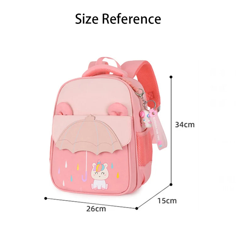 Cute Cartoon Kids School Backpack Oxford 30x40x19cm