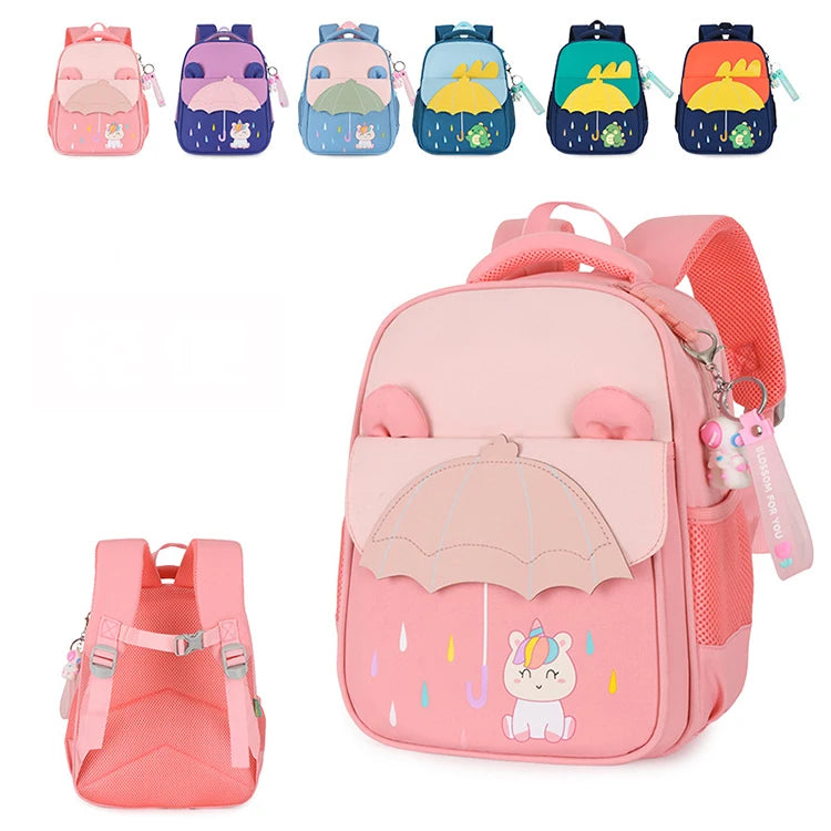 Cute Cartoon Kids School Backpack Oxford 30x40x19cm