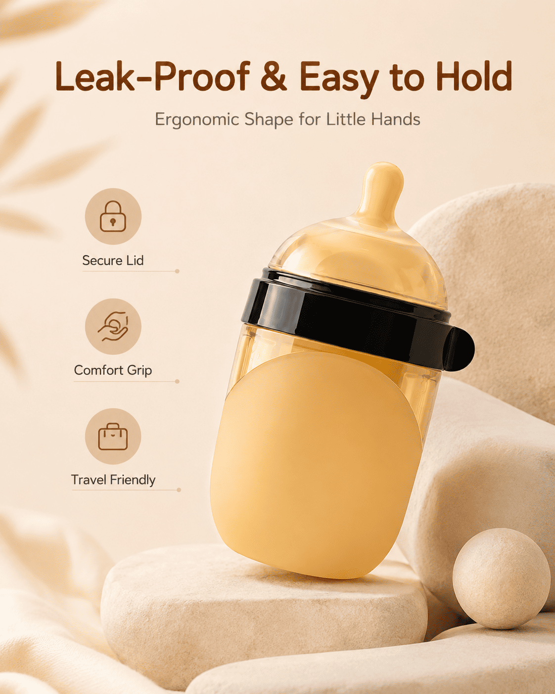 BPA-Free Silicone Baby Feeding Bottle