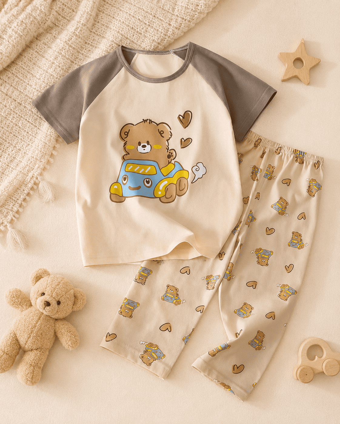 Bear Ride Night Suit
