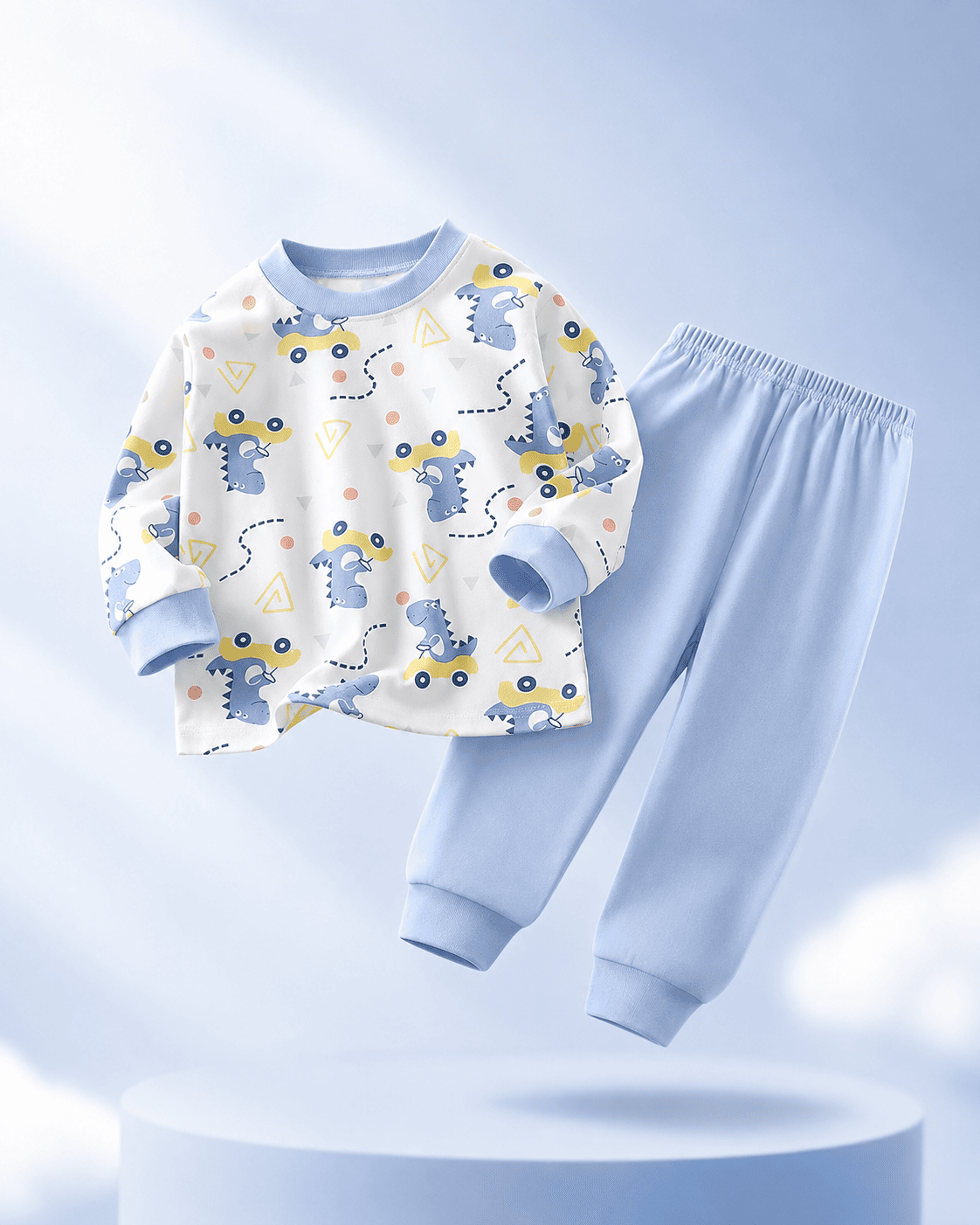 Blue Dinosaur Night Suit