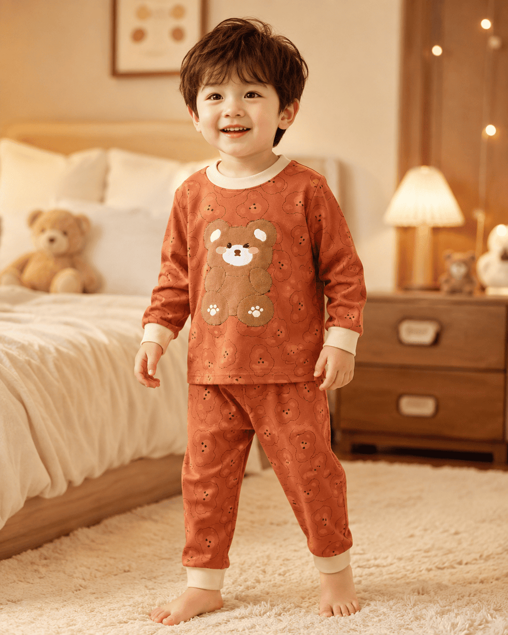 Brown Teddy Pajama
