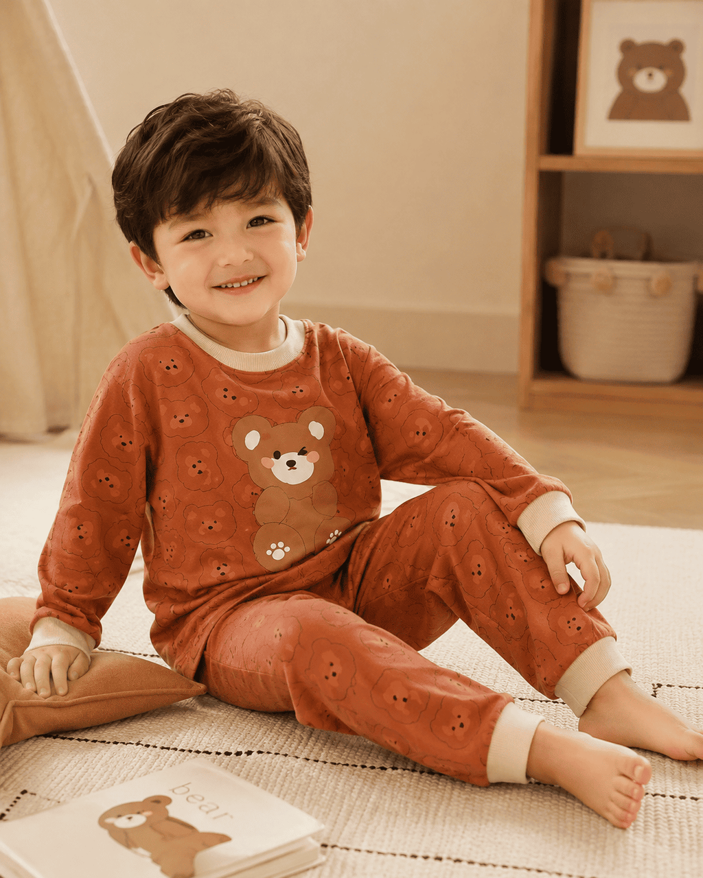 Brown Teddy Pajama