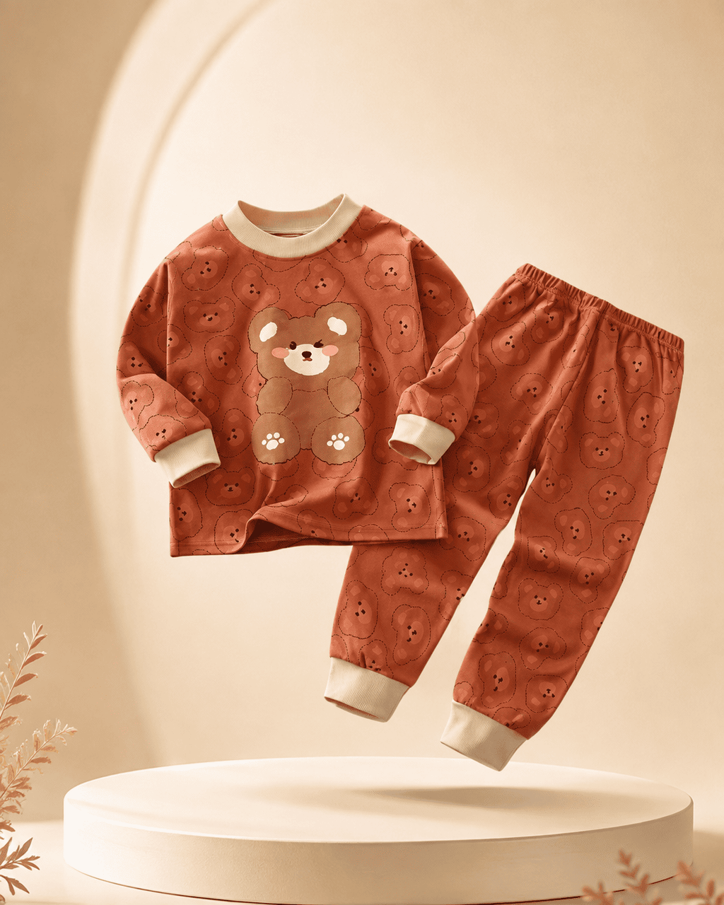 Brown Teddy Pajama