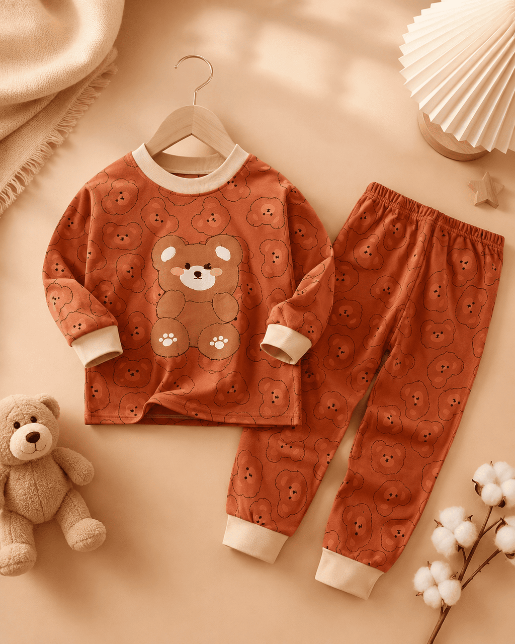 Brown Teddy Pajama