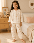 Floral Print Cotton  Night Suit Se