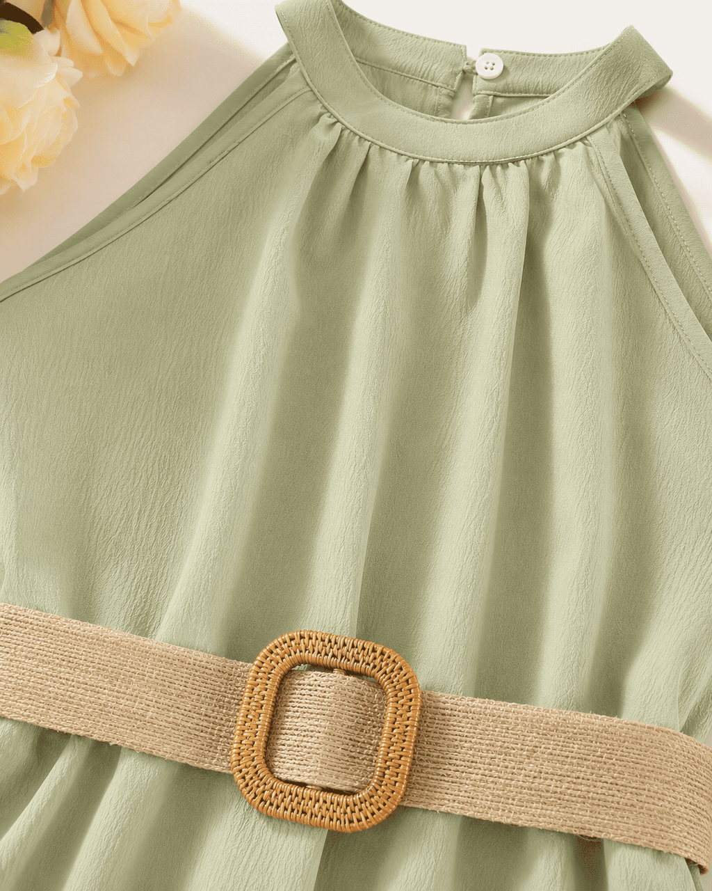 Girls Halter Neck Summer Dress