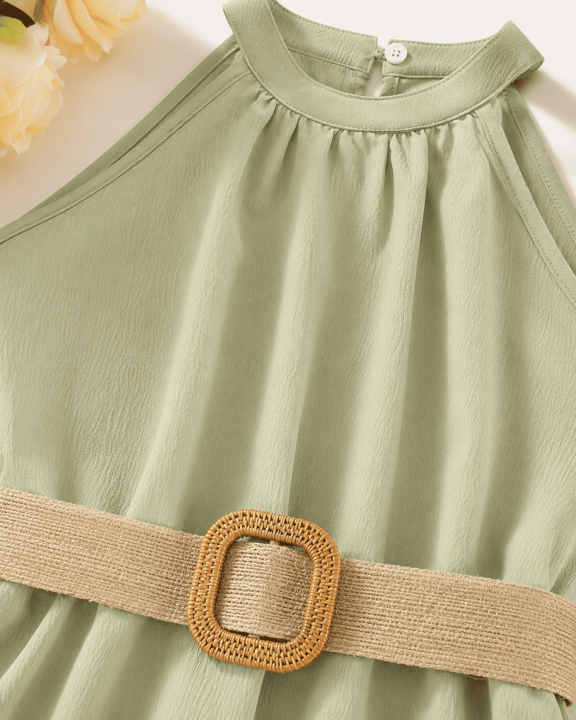 Girls Halter Neck Summer Dress