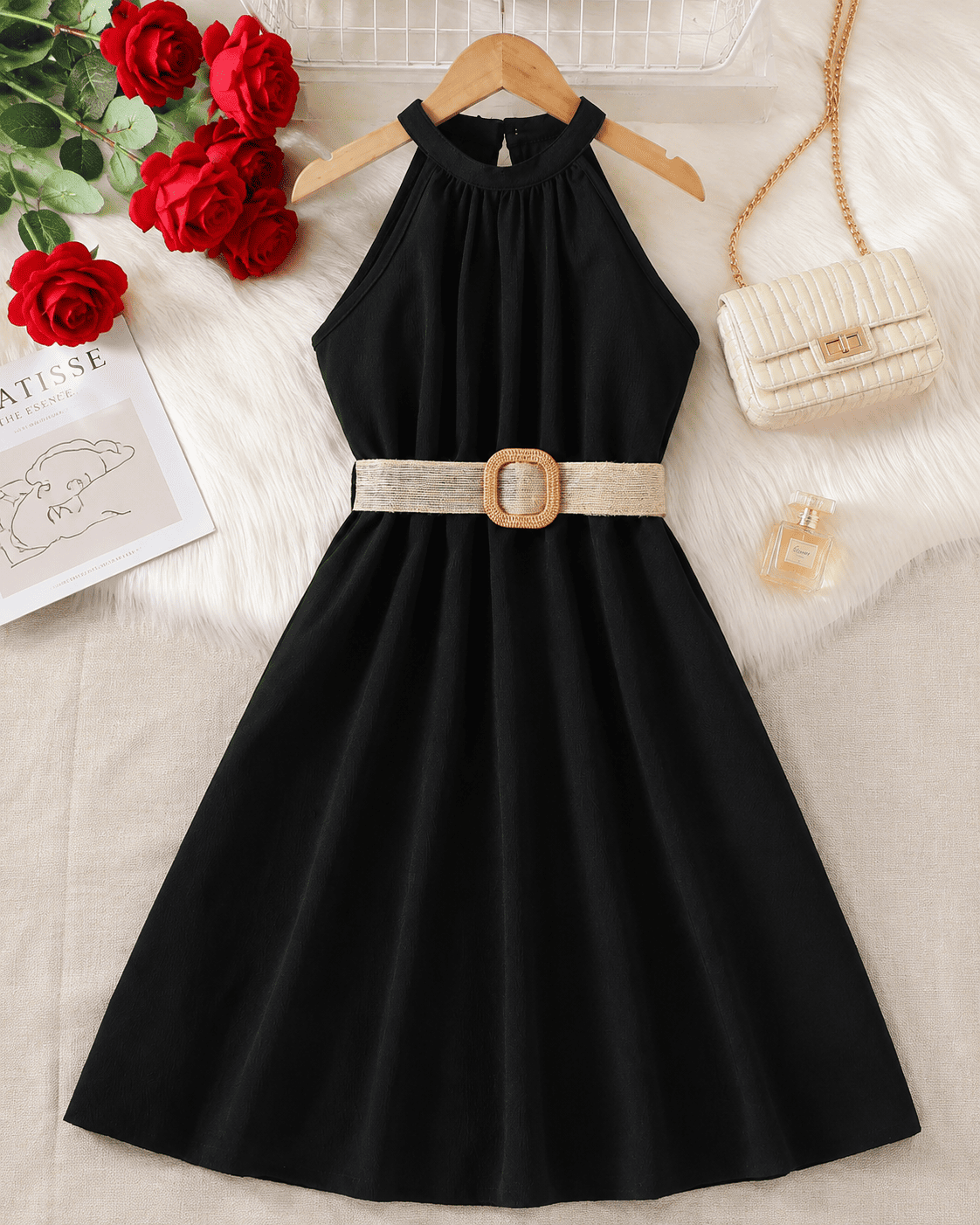 Girls Halter Neck Summer Dress