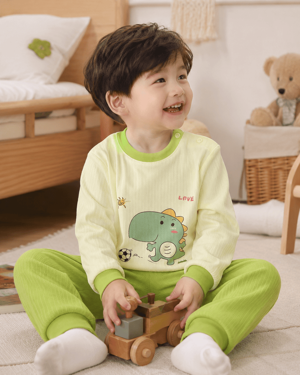 Green Dinosaur Pajama