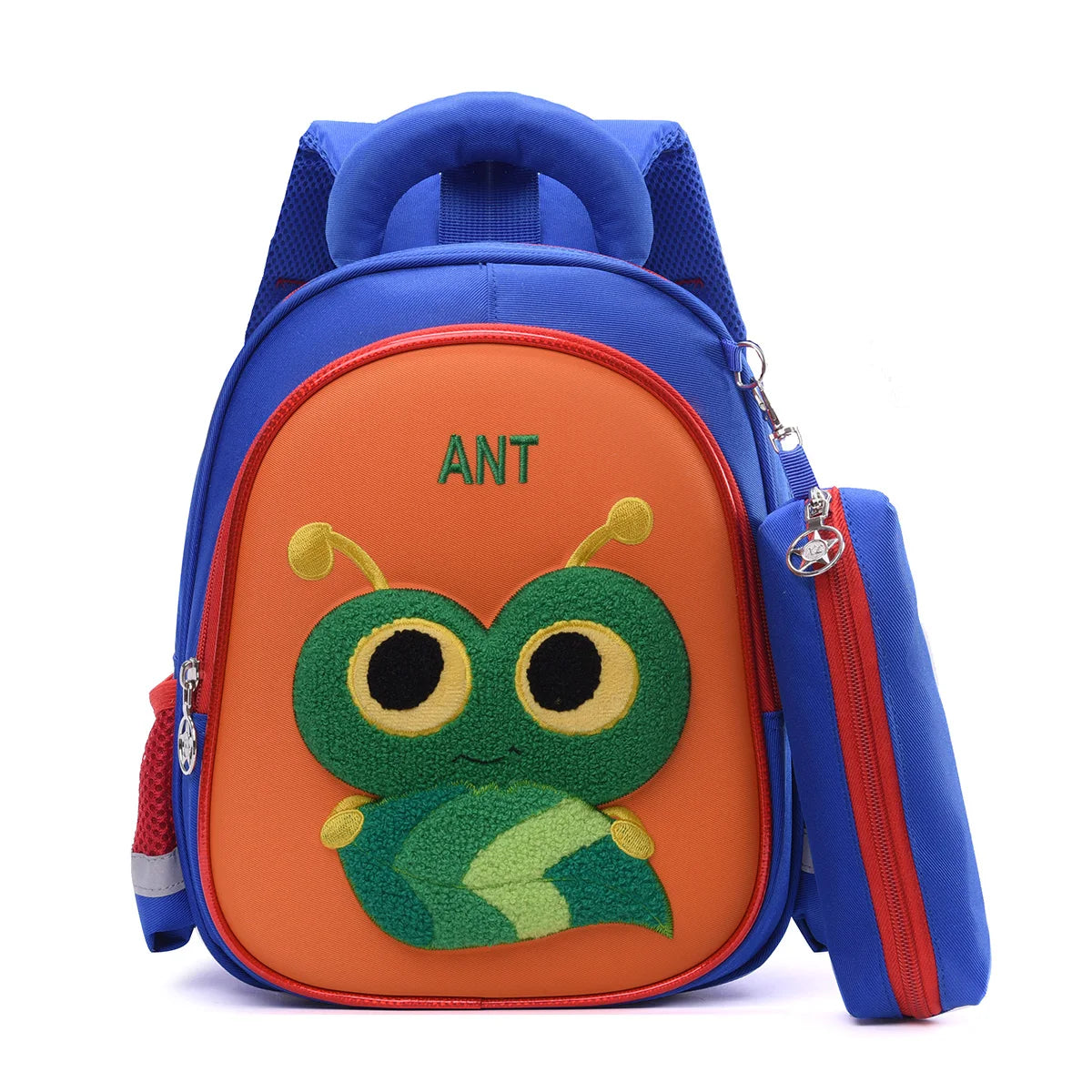 Kids Cartoon Animal Butterfly Backpack and Pencil Bag Set 2-Piece