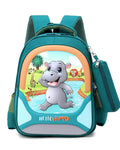 Kids 3D Print Cartoon Backpack for Primary School Students Toddlers