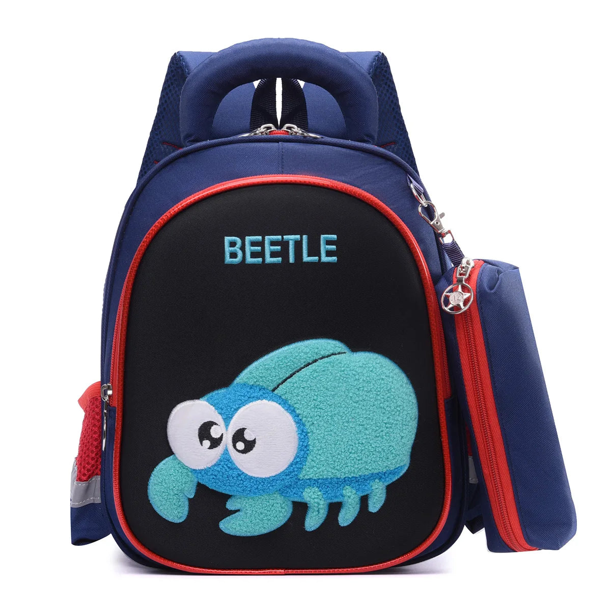 Kids Cartoon Animal Butterfly Backpack and Pencil Bag Set 2-Piece