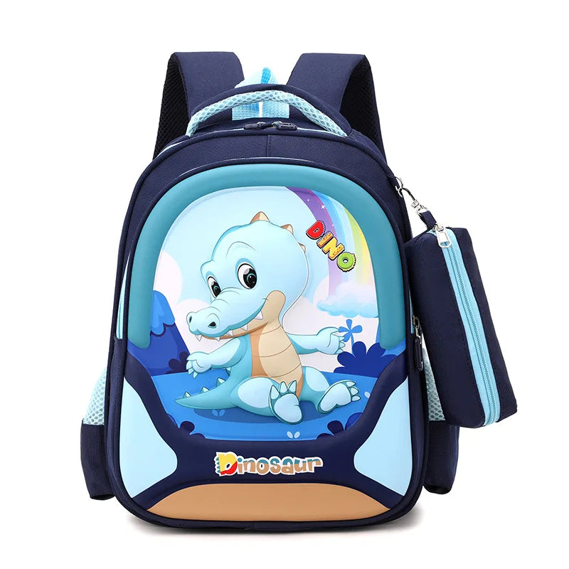 Kids 3D Print Cartoon Backpack for Primary School Students Toddlers