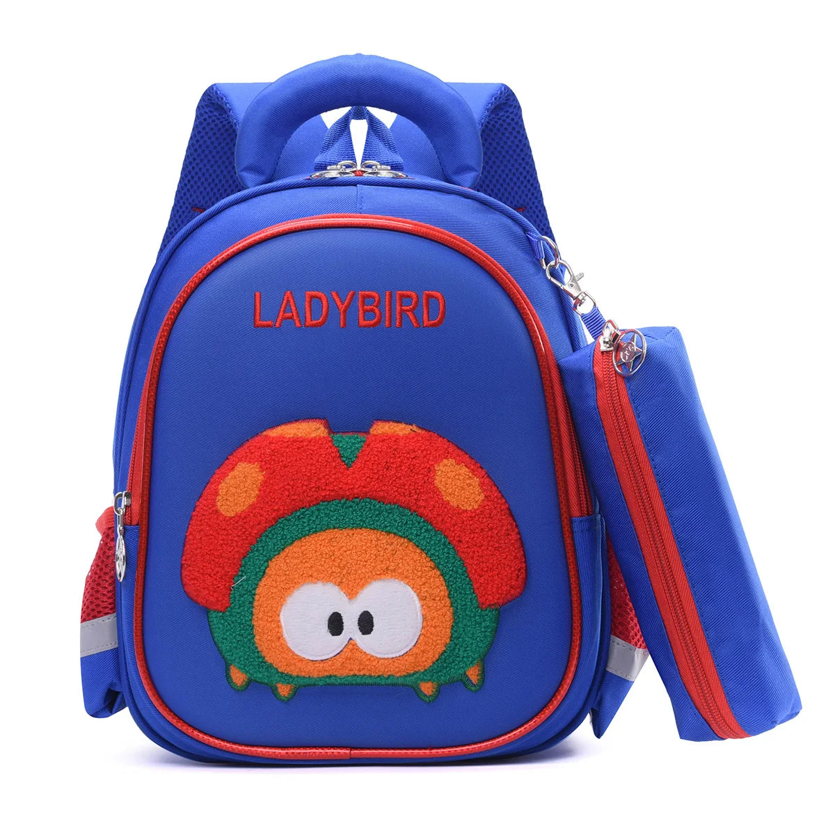 Kids Cartoon Animal Butterfly Backpack and Pencil Bag Set 2-Piece
