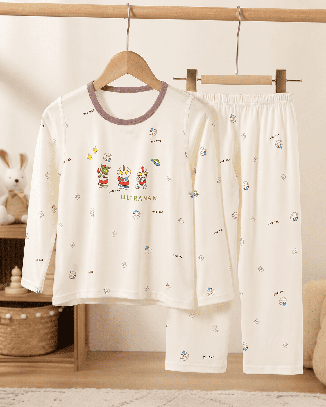 Kids Full-Sleeve Night Suit Set