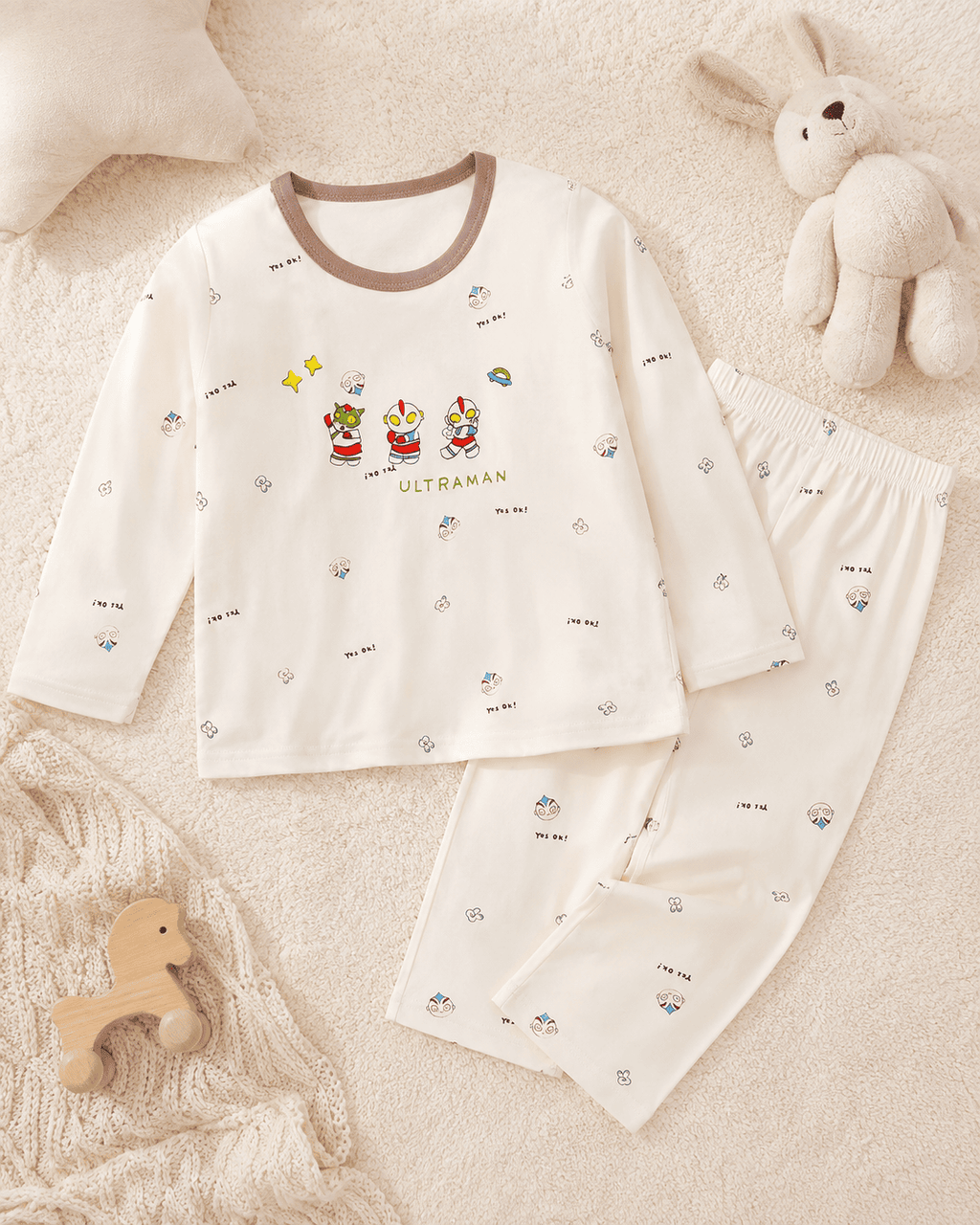 Kids Full-Sleeve Night Suit Set