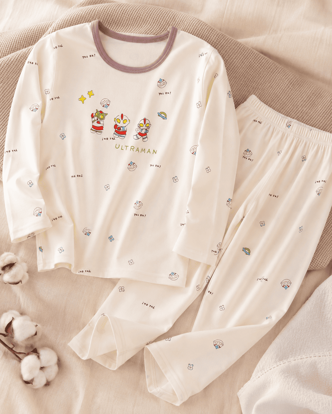 Kids Full-Sleeve Night Suit Set