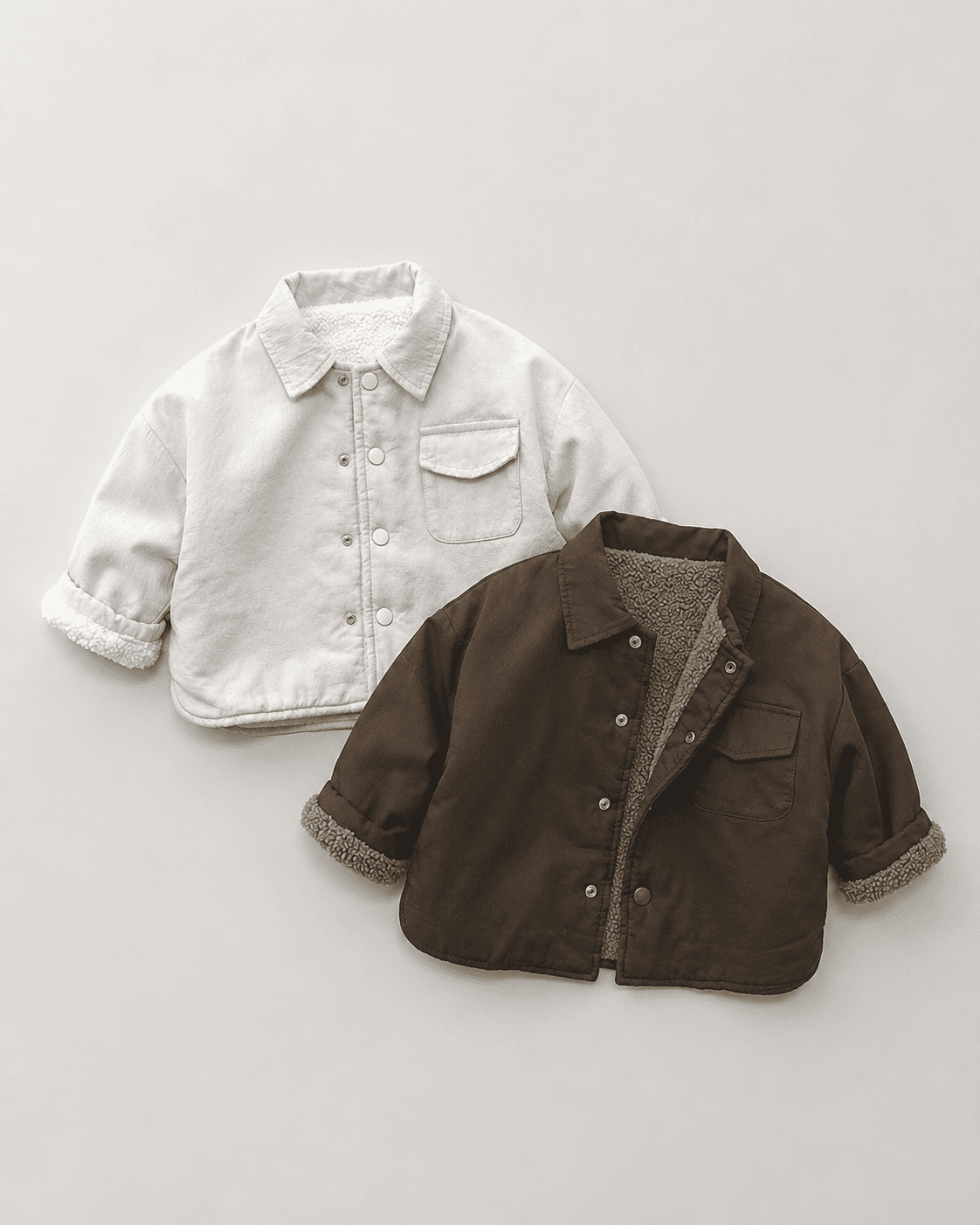 Kids Collar Winter Jacket