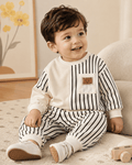 Tie-Dye Colorblock Sweatshirt Set