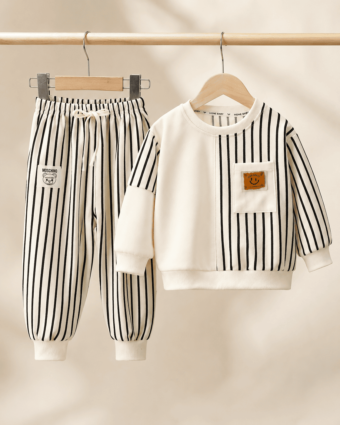 Tie-Dye Colorblock Sweatshirt Set