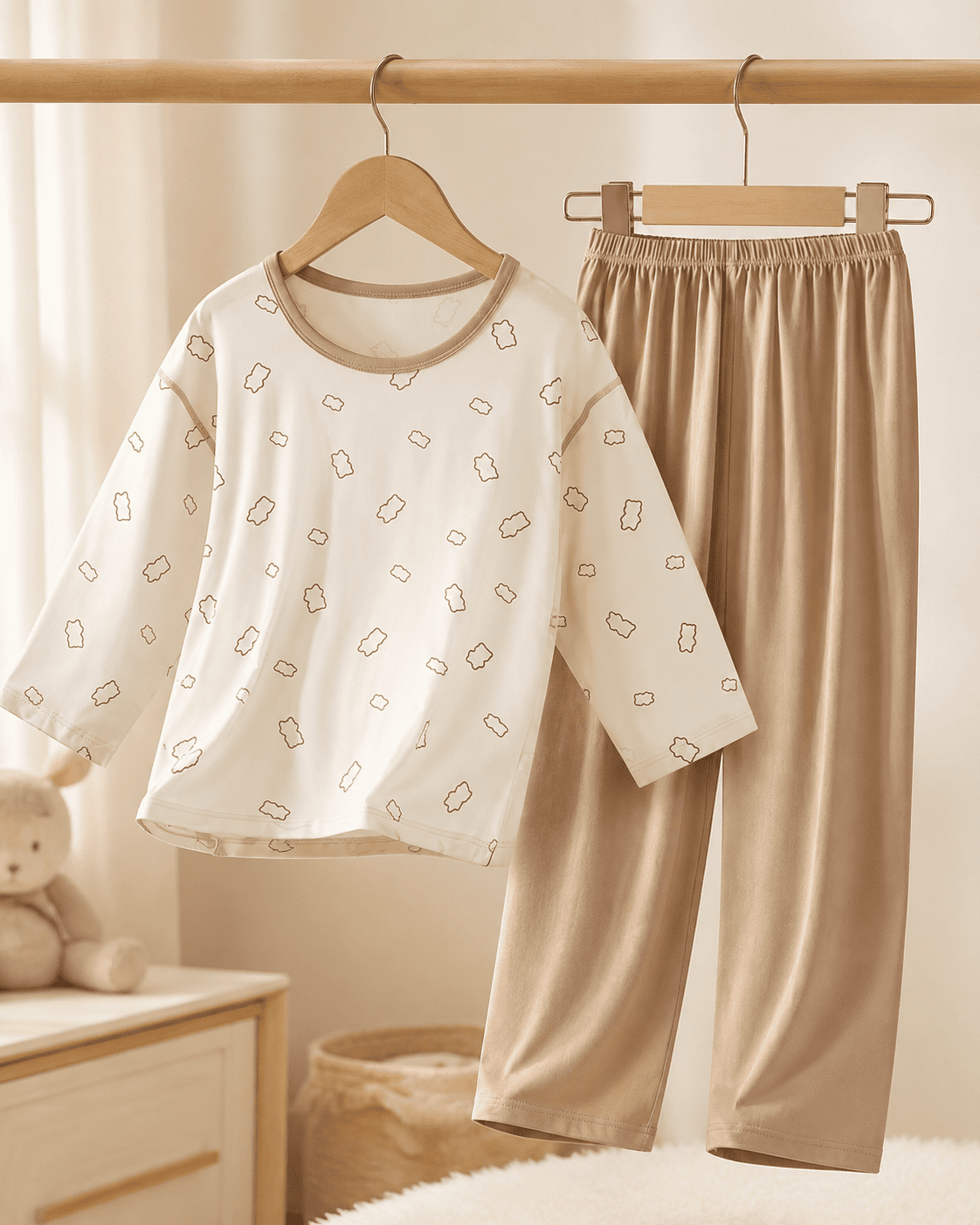 Printed Full-Sleeve Night Suit Set