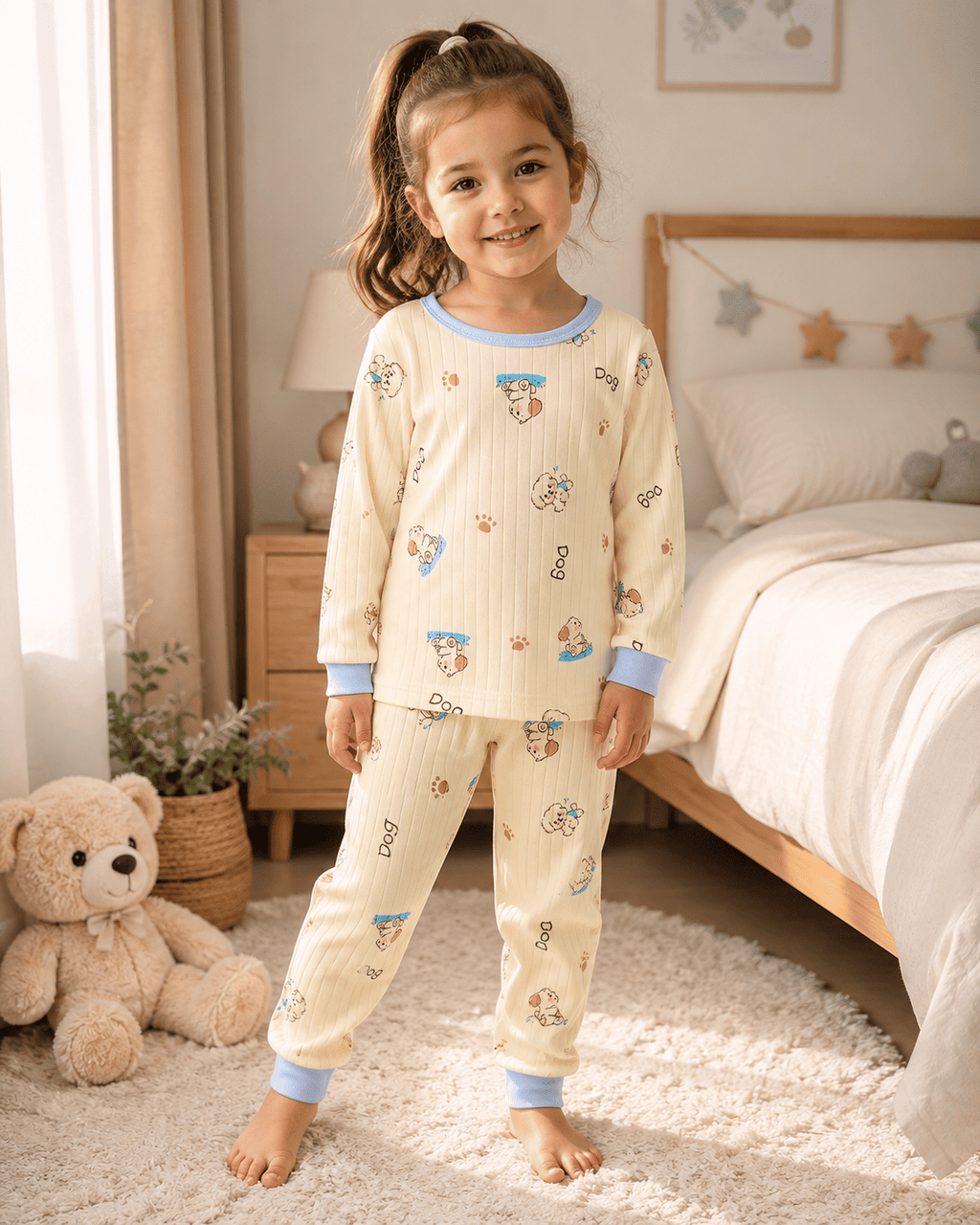 Puppy Print Night Suit