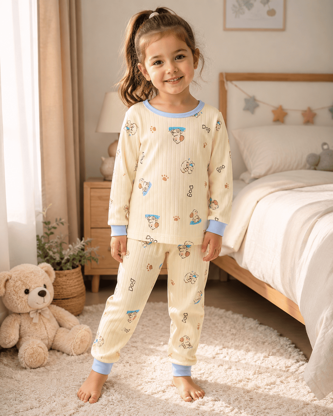 Puppy Print Night Suit