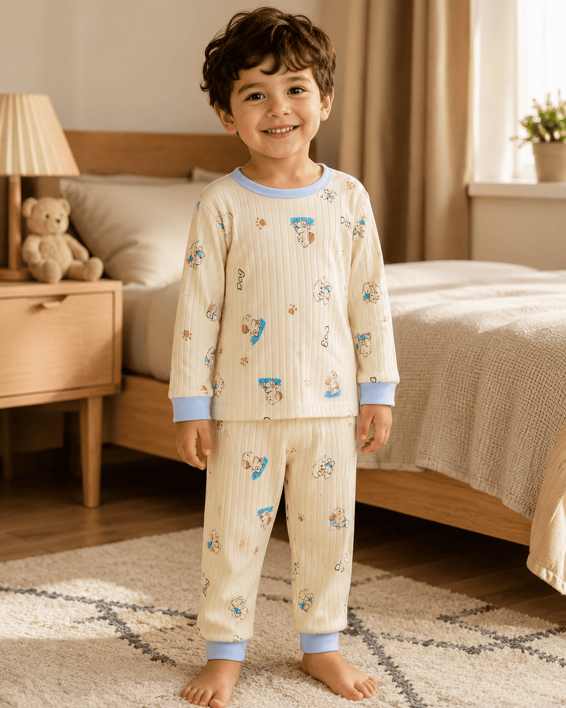 Puppy Print Night Suit