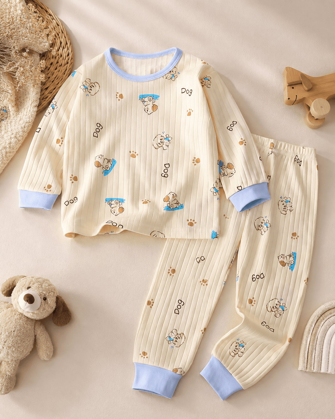 Puppy Print Night Suit