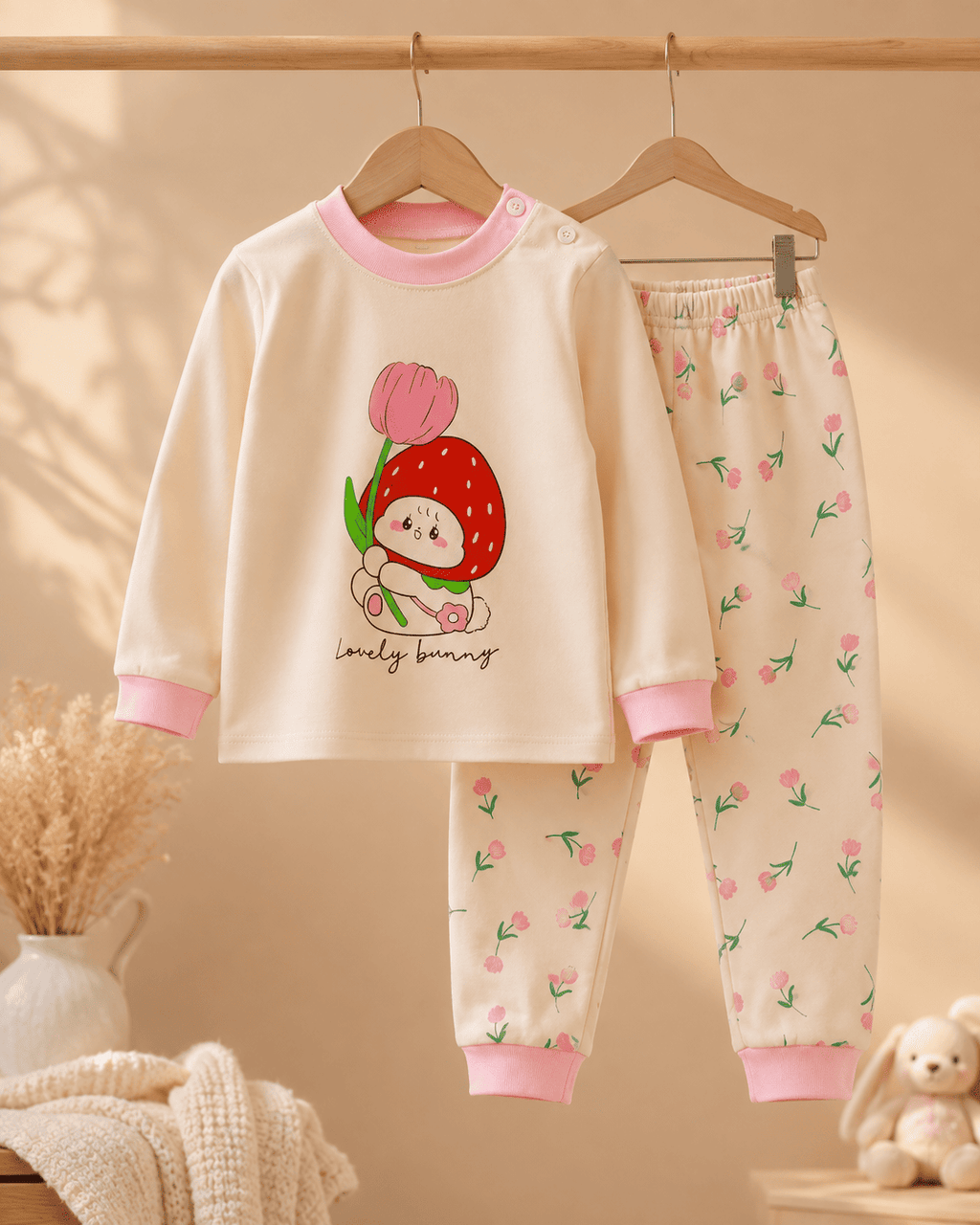 Strawberry Bunny Night Suit