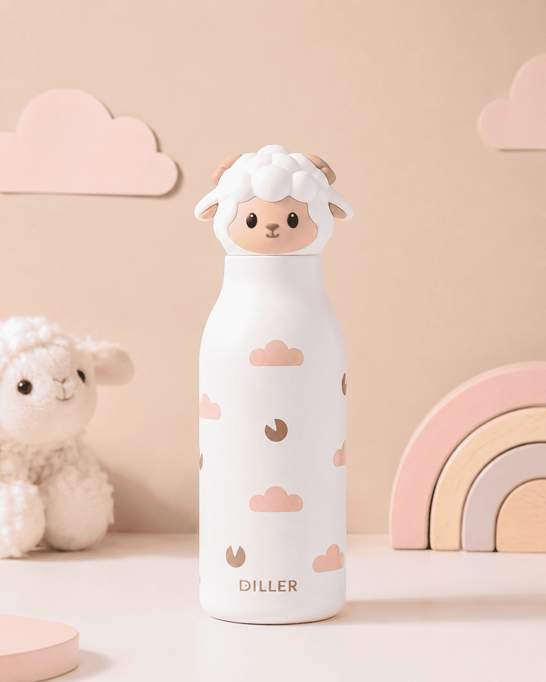 Sheep Kids Water Bottle
