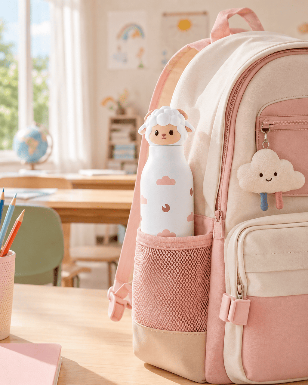 Sheep Kids Water Bottle